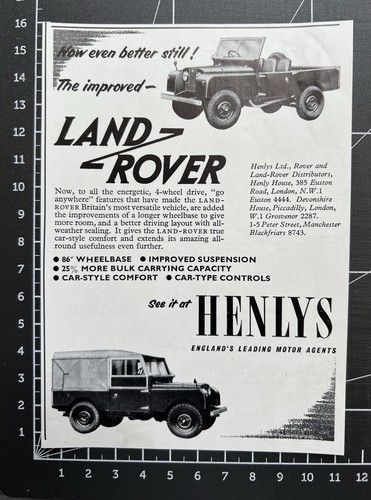 Land rover 1954 cutting - -,