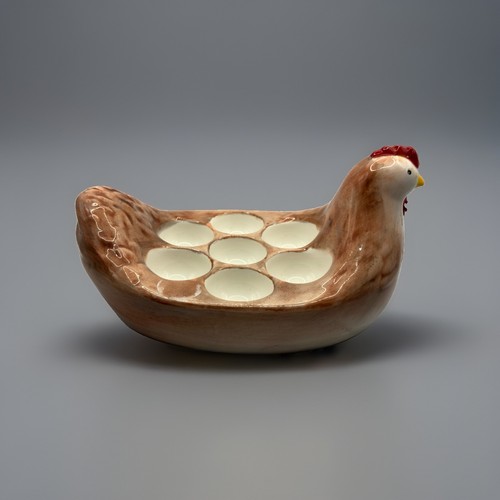 Farmhouse chickens egg holder - farmhouse,