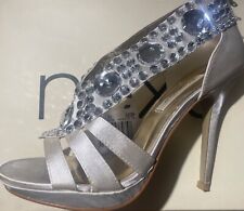 NEXT Ladies Ivory White Wedding Satin Bridal Shoes High Heels UK 4 RRP £36