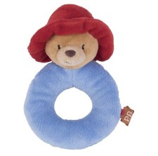 Baby Grabber rattle toy paddington bear plush Soft Baby Toy