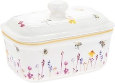 Lidded China Butter Dish