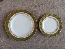 John Maddock & Sons. Rare Vintage Plates. 8.75" and 6.75" Both Circa 1930's 
