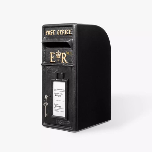 Post box black - er, design