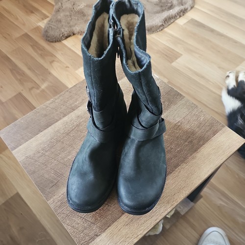 Women ugg black suede - ugg,