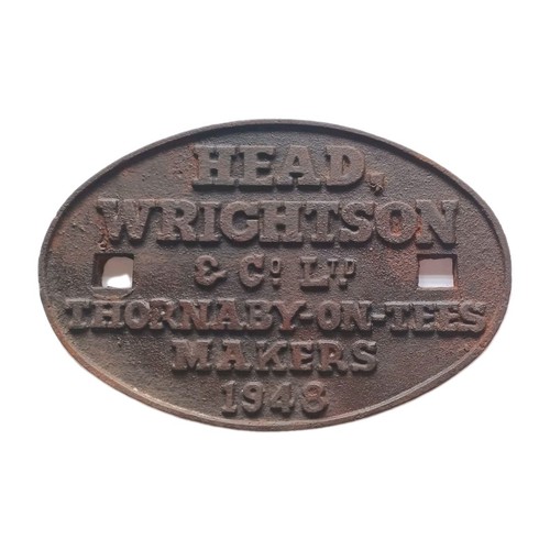 Railwayana head wrightson - head,