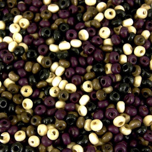 Wood beads grams2x4mm - wood,