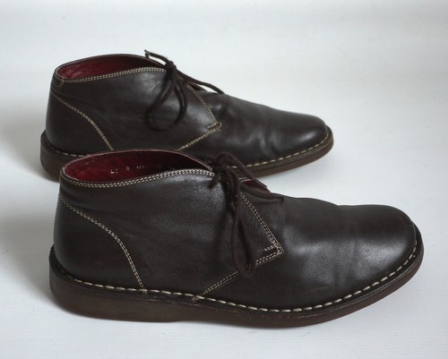 Desert boots brown leather - boots,