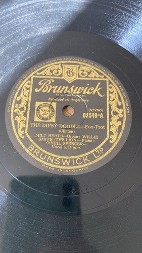 Rare 78rpm record milt - record,, v+,