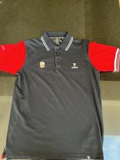 Guiness England Rugby Polo Shirt Official Merchandise Medium M Black Red