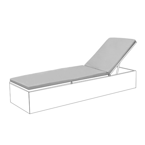 Grey outdoor rattan sun - outdoor,