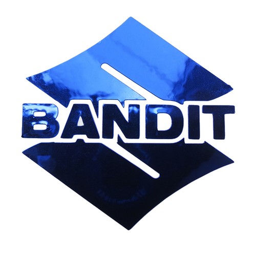 Bandit blue chrome motorcycle