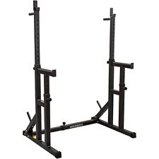 GYM MASTER Adjustable Squat Rack Weight Lifting Stand Cage Power Bench Press