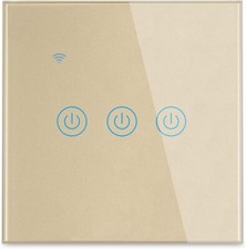 Lancoon Smart Light Switch, WIFI Touch Wall Remote Control Light Switch for Home