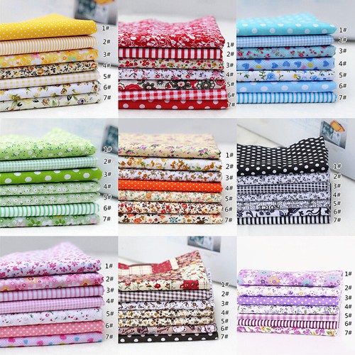 7pcs cotton fabric bundles - 7pcs,