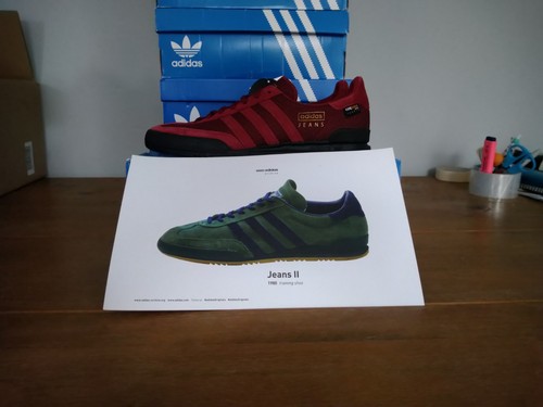 Adidas jeans cordura burgundy - jeans,