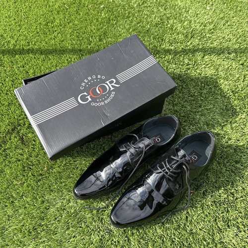 Goor mens shiny black patent - mens,