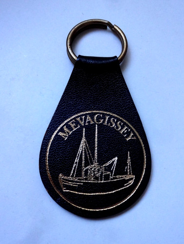 Mevagissey vintage keyring - vintage,