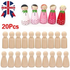 20pcs Wood Peg Doll Little