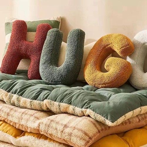 English letters pillow soft - english,