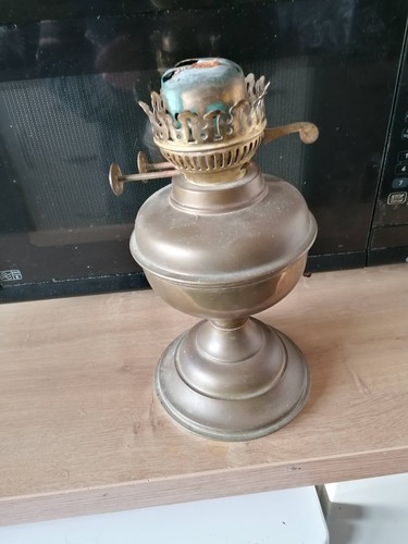 Vintage duplex brass oil - brass,