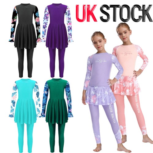 Kids girls rash guard swimsuit - girls,