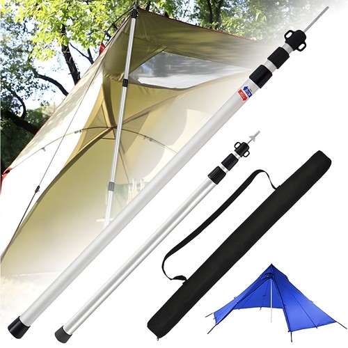 Outdoor tarp support poles 2pc - tarp,