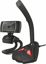 Trust Gaming Streaming Camera And Microphone Set Webcam and Mic Stand PC 