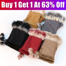 Women half cuff gloves - cuff,