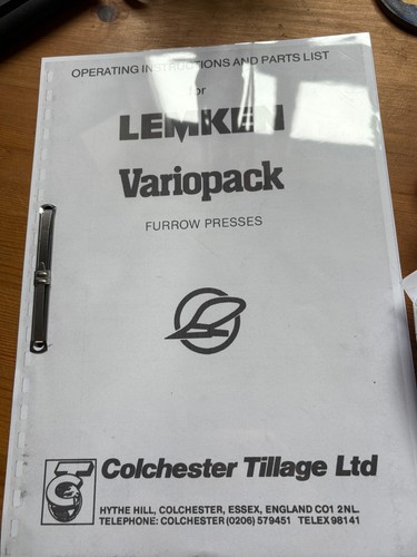 Lemken variopack furrow press - furrow,