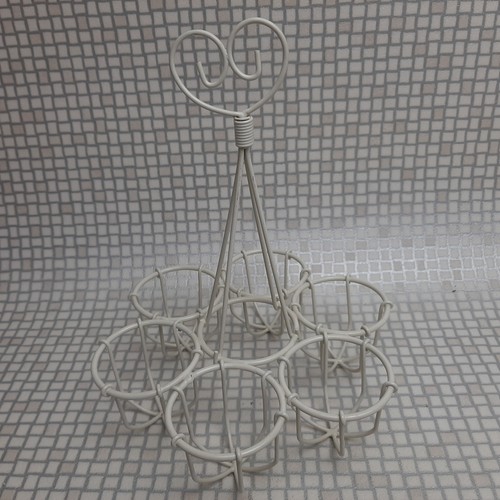 White heart wire - white,