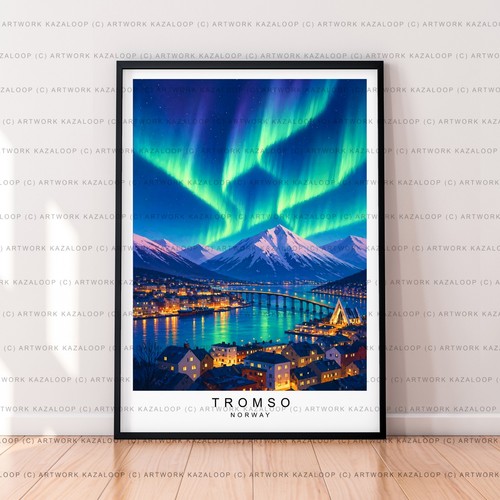 Tromso norway unframed poster - tromso,
