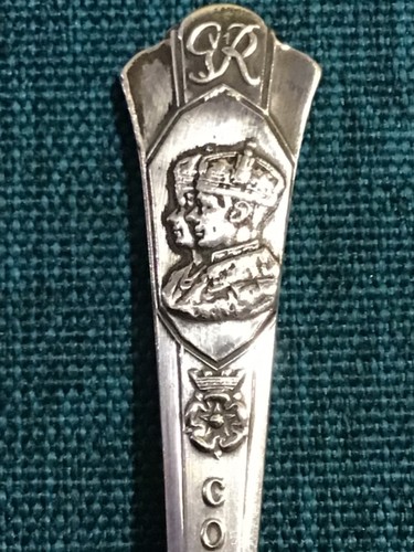 Antique 1937 spoon king george - antique,