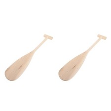  2 Pack Oar Paddle Wood Kids Paddles Boat Wooden Canoe Unfinished