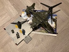 Halo UNSC Falcon with Landing Pad Mega Bloks Set 96940 Construx See Description