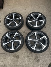 2022 - 2024 Seat Ibiza (6F) Genuine Set Of 4 Diamond Cut Alloys With Tyres 5X100