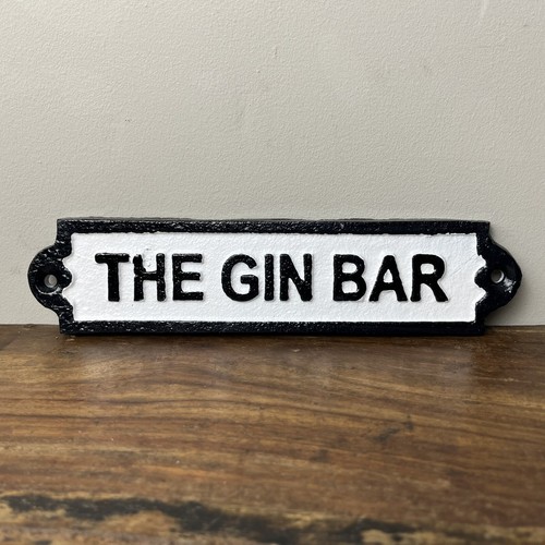 The gin bar sign - bar,