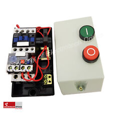 Electric Motor DOL Starter 240V OR 415V PreWired Contactor Overload Fitted 18AMP