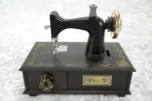 Sewing machine music box - sewing,