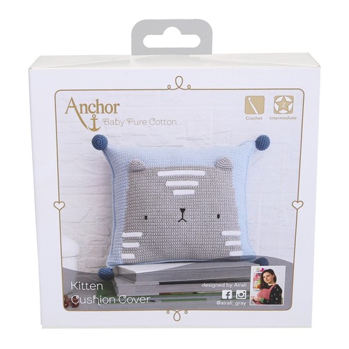 Crochet kit grey kitten - crochet,