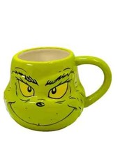 The Grinch Mug 3D Face Tea