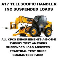A17 CPCS Telescopic Handler 2025 Theory Answers Practical & Suspended Loads