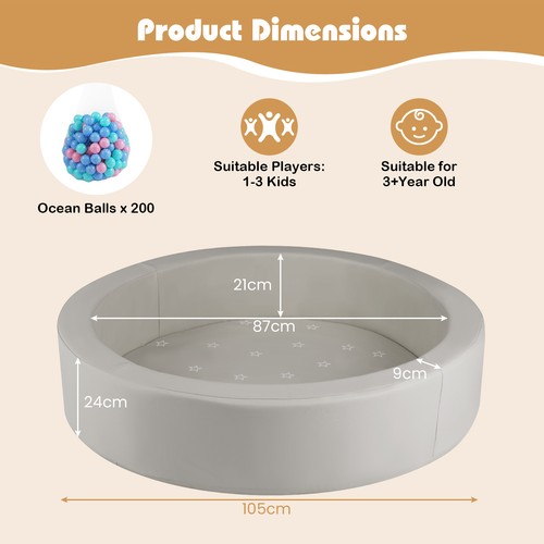 200pcs ocean ball pool storage - ocean,
