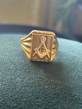 22ct  Yellow Gold Antique Signet Ring Very Heavy 15.5g