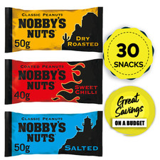 Nobby's Nuts Snack Bar Sweet Chilli Salted Roasted Peanuts Bundle