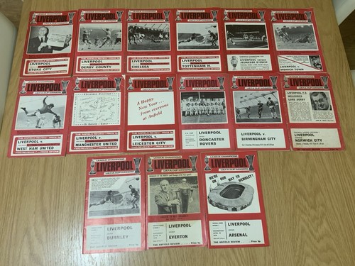 Liverpool 15 programme - liverpool,