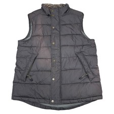 Fat Face Gilet Puffer Jacket Winter Outdoor Y2K Brown Mens Large