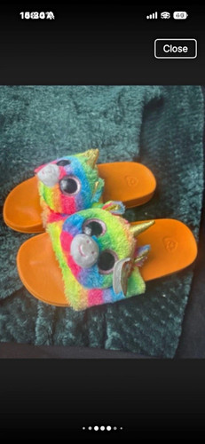 Childrens rainbow unicorn - ty,