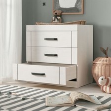 BRAND NEW Silver Cross Alnmouth Dresser Changer in White Oak