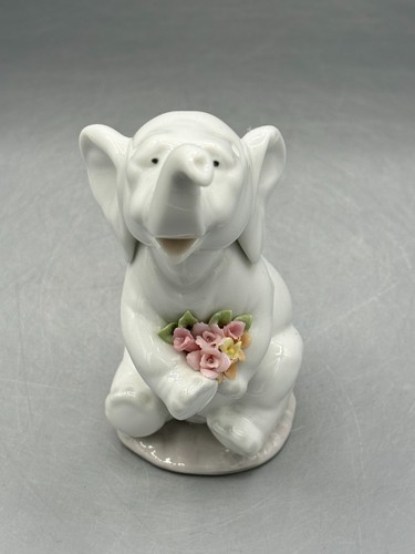 Lladro elephant flowers - elephant,