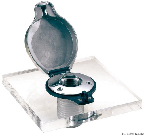 Deck filler anti theft device - theft,